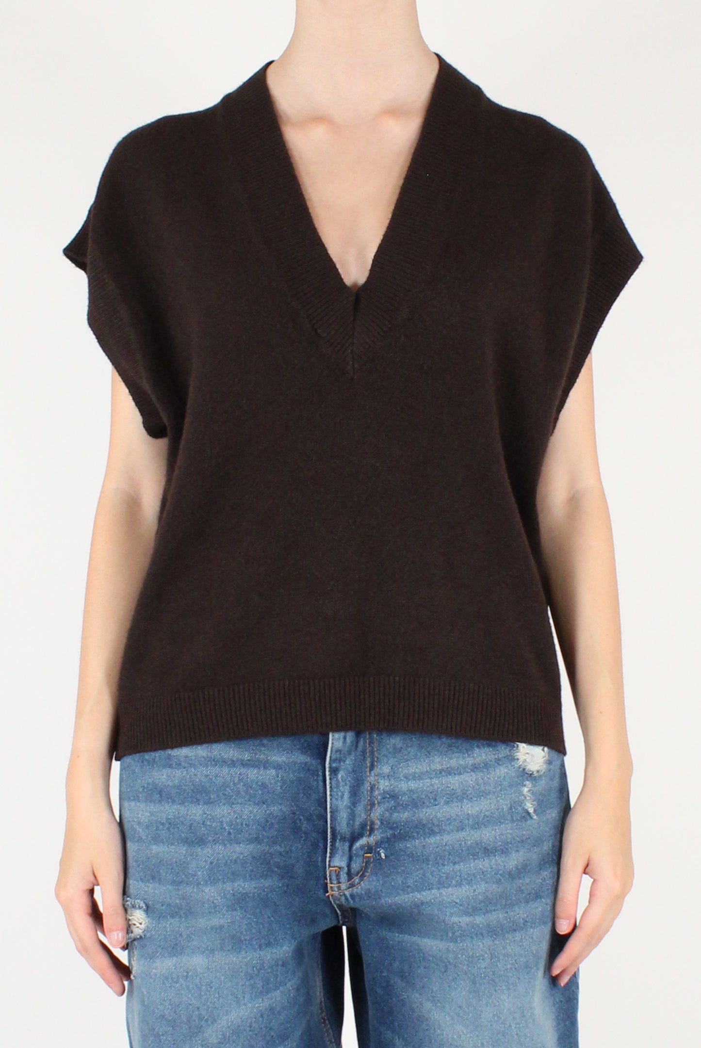 Gilet Over Scollo a V