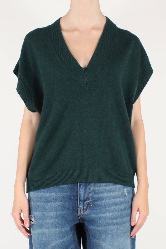 Oversized V-Neck Vest