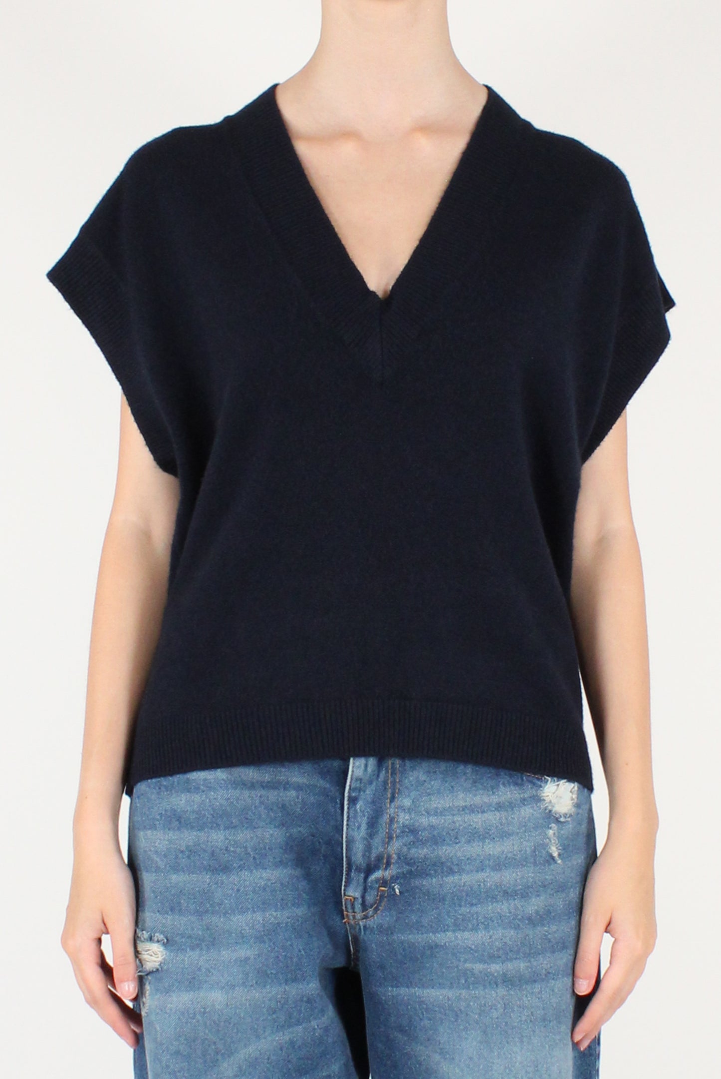 Gilet Over Scollo a V