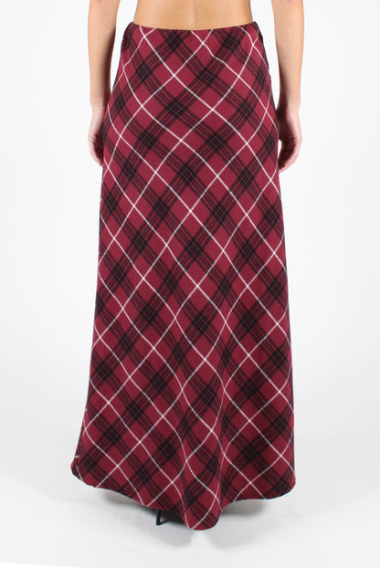 Long Tartan Skirt