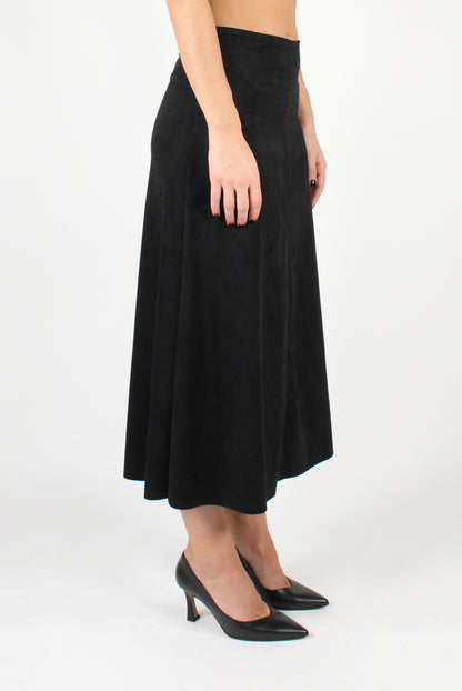 Eco Suede Midi Skirt