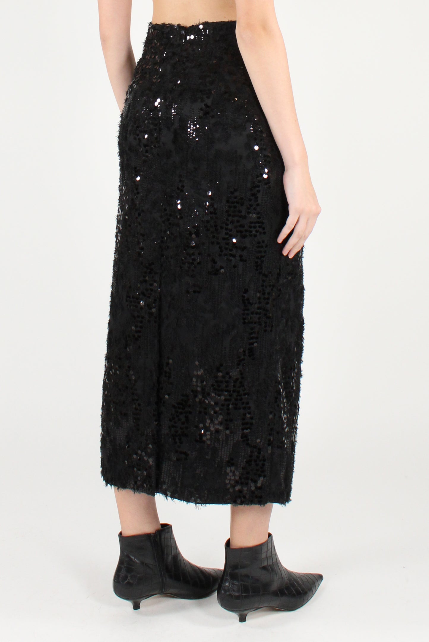 Gonna Lunga a Tubino con Paillettes