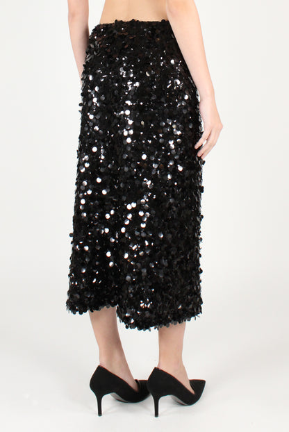 Gonna a Portafoglio con Maxi Paillettes