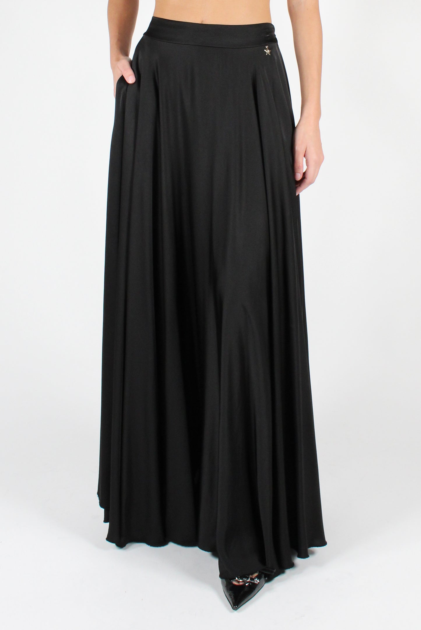 Long Viscose Circle Skirt