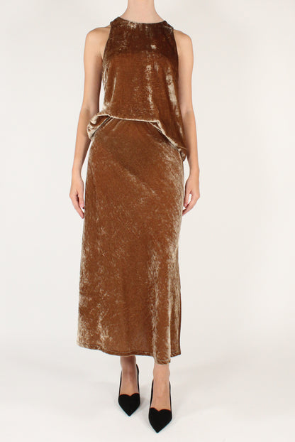 Gonna Lunga Svasata in Velluto