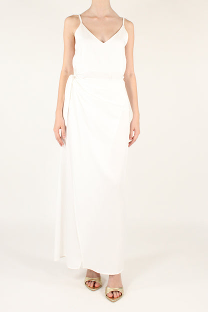 Long Plain Pareo Skirt