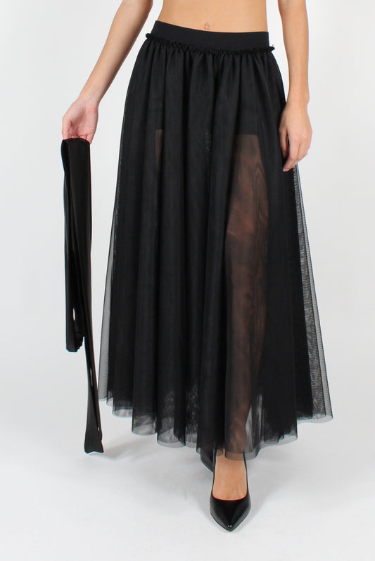 Long Tulle Skirt