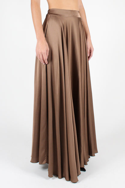 Long Viscose Circle Skirt