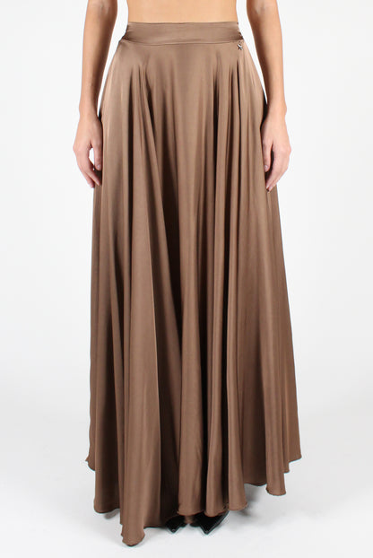 Long Viscose Circle Skirt