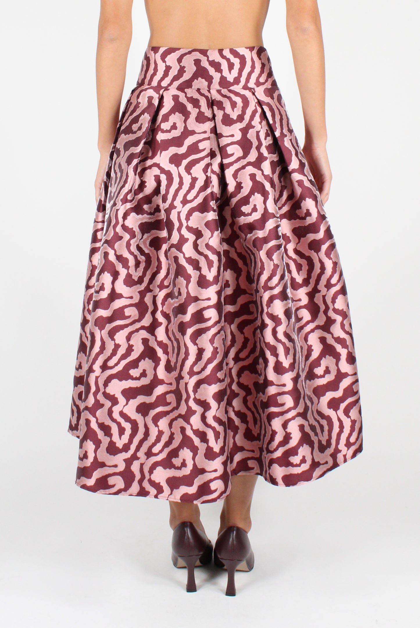 Abstract Fantasy Circle Skirt