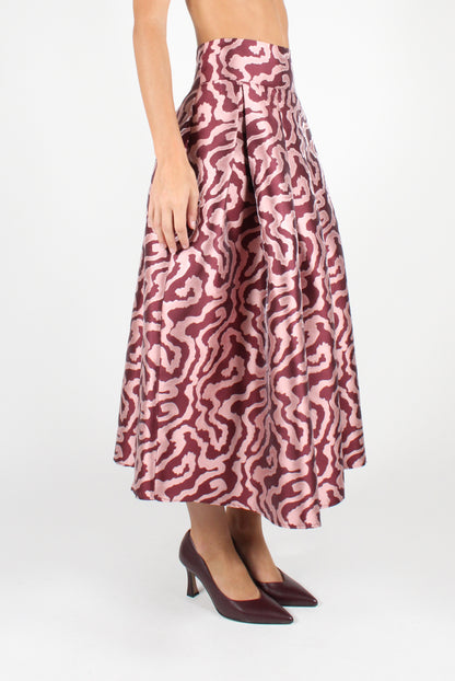 Abstract Fantasy Circle Skirt