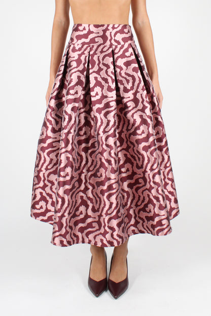 Abstract Fantasy Circle Skirt