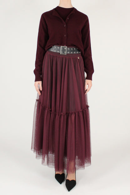 Gonna Lunga in Tulle con Cintura