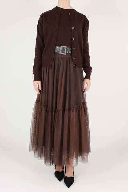 Gonna Lunga in Tulle con Cintura