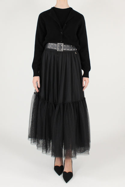 Gonna Lunga in Tulle con Cintura