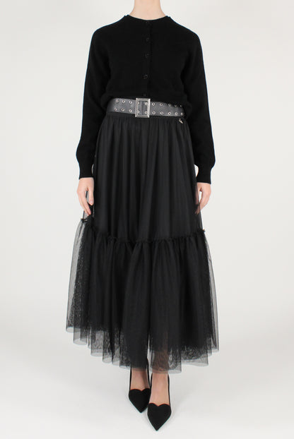 Gonna Lunga in Tulle con Cintura