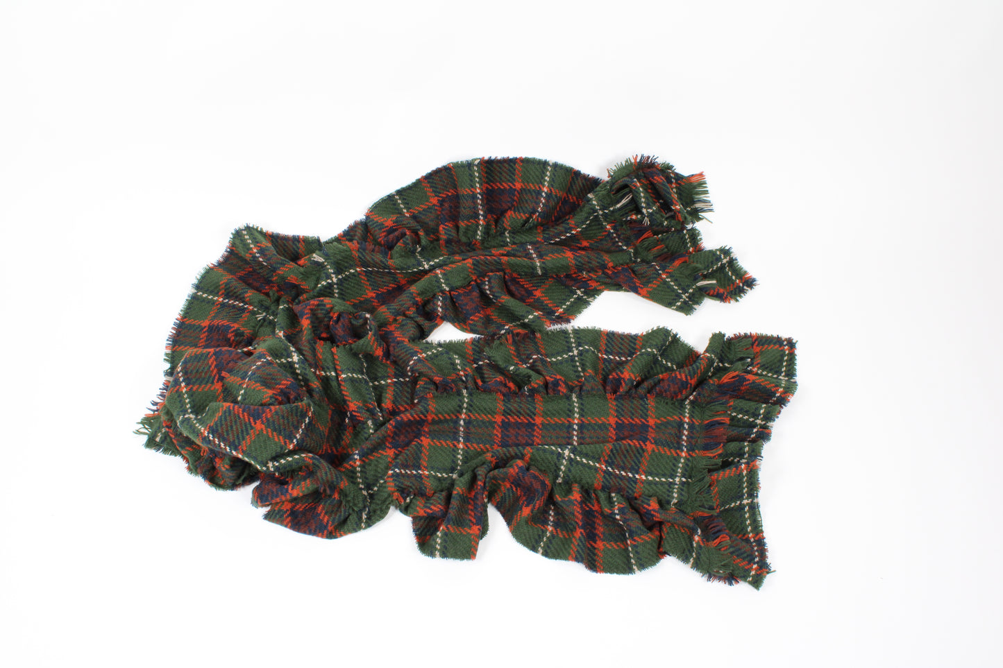 Tartan Ruffle Scarf