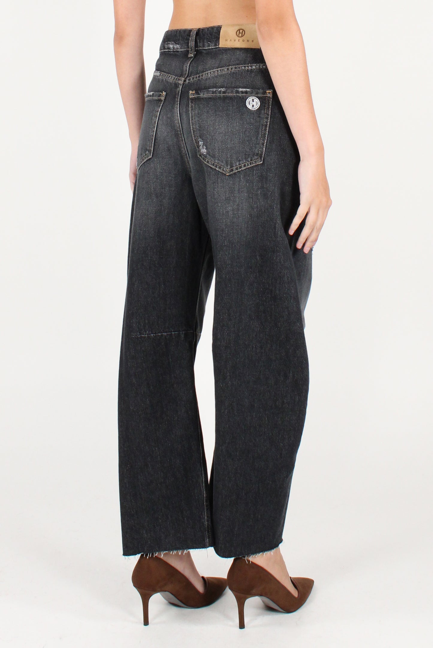 Jeans Balloon Cinque Tasche con Rotture