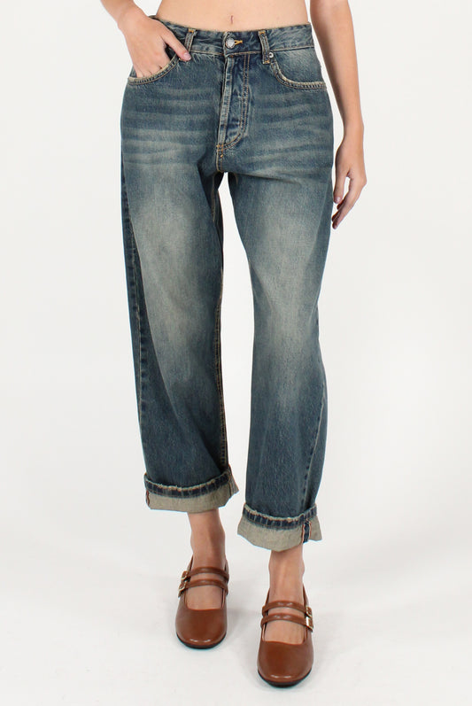Jeans Boyfriend Délavé