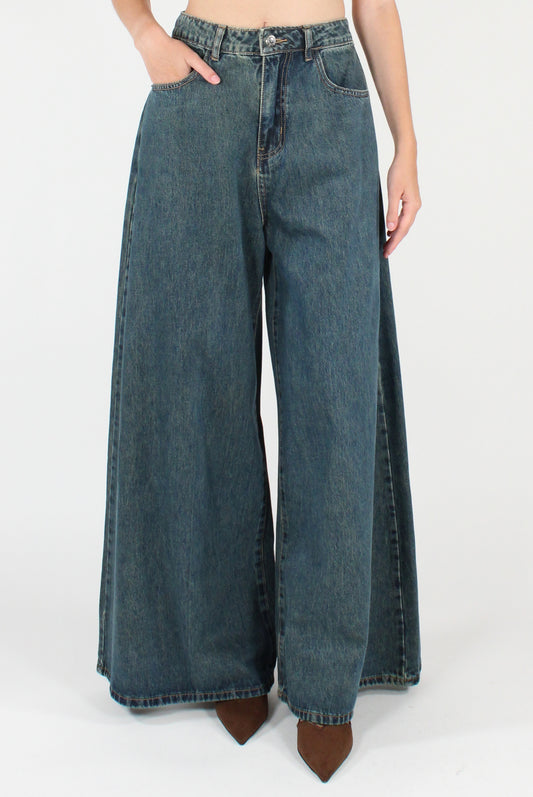 Jeans a Gamba Extra Larga