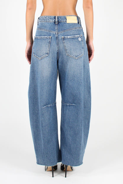 Five Pocket Balloon Cut Jeans