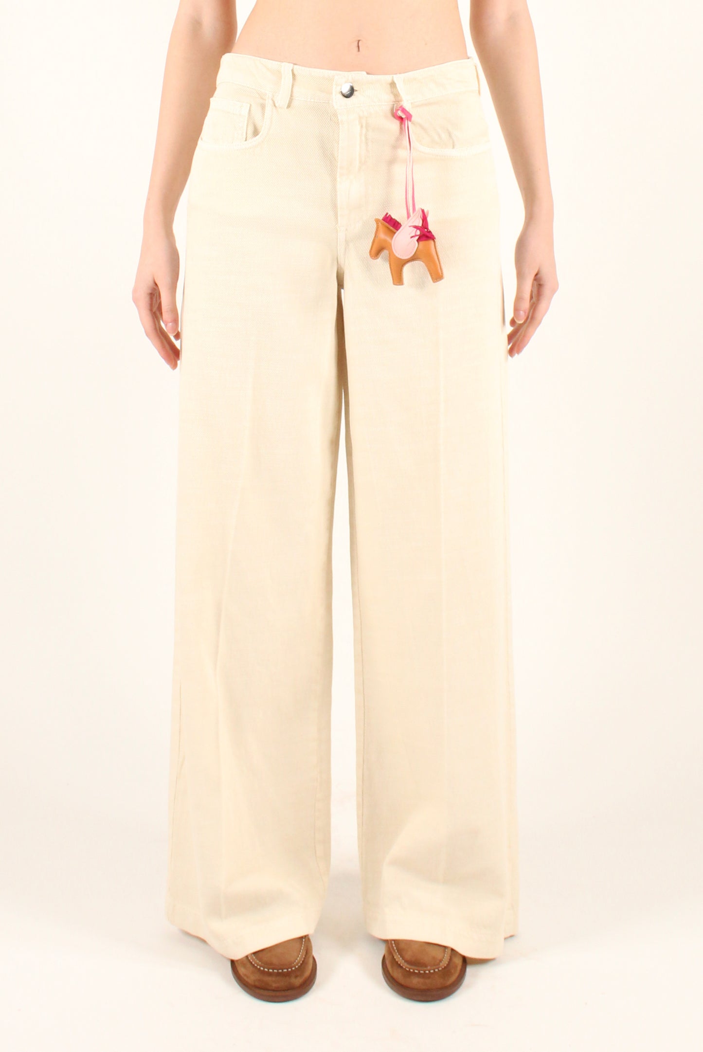 Denim Pants with Keychain