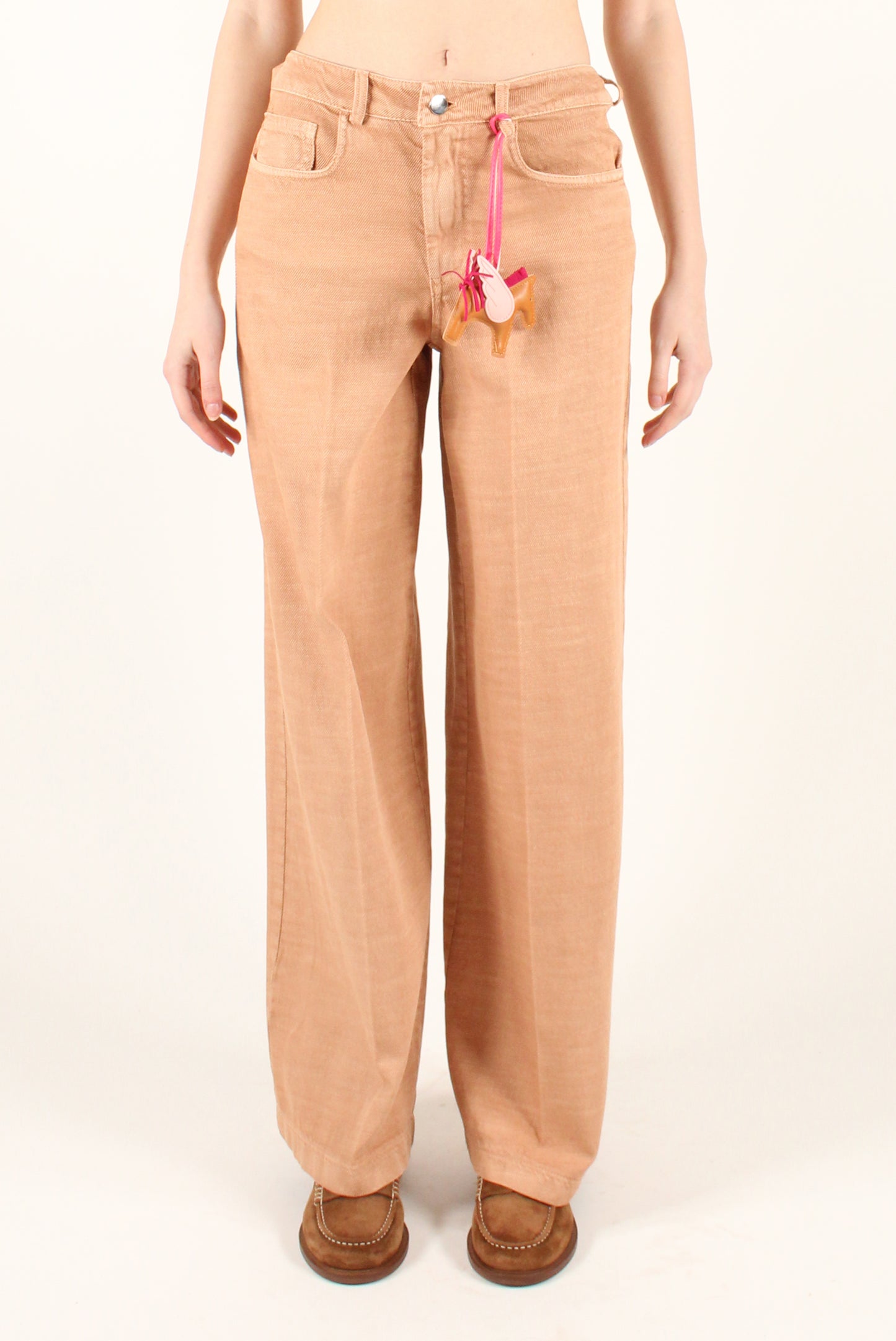 Denim Pants with Keychain