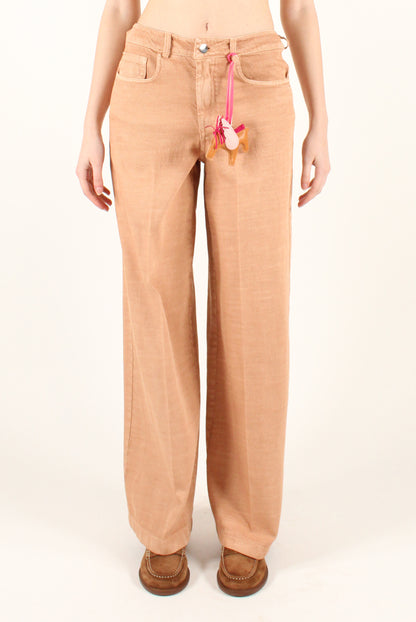 Denim Pants with Keychain