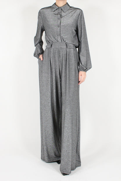 Palazzo Pants with Lurex