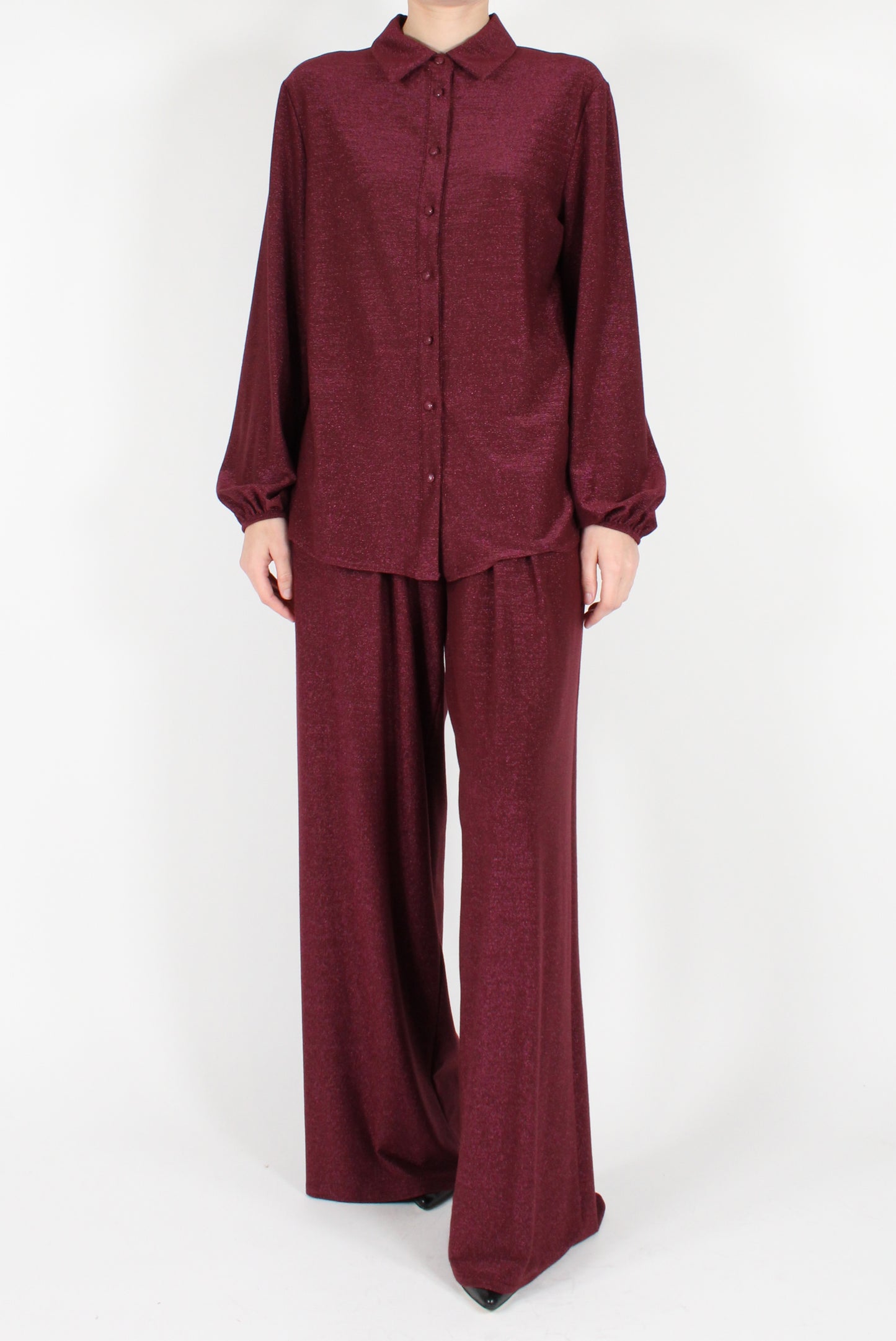 Palazzo Pants with Lurex