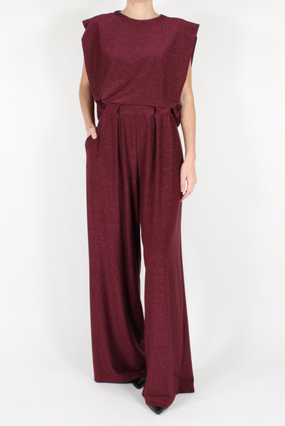 Palazzo Pants with Lurex