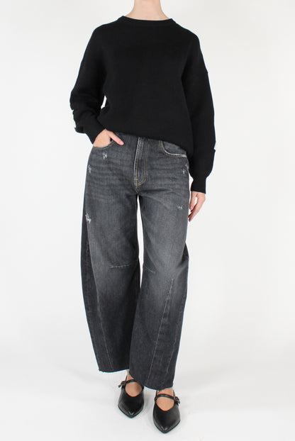 Maglione Over con Scritta "Feeling"