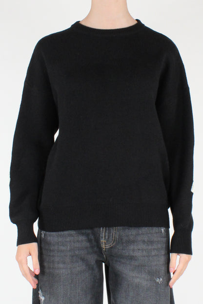 Maglione Over con Scritta "Feeling"
