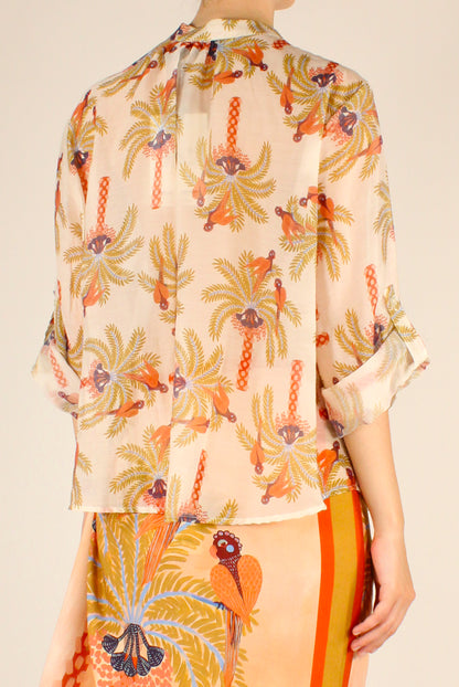Camicia Stampa Pavoni