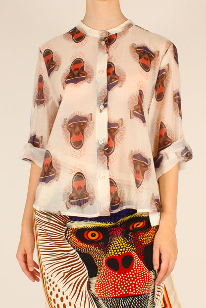 Camicia Stampa Babbuini
