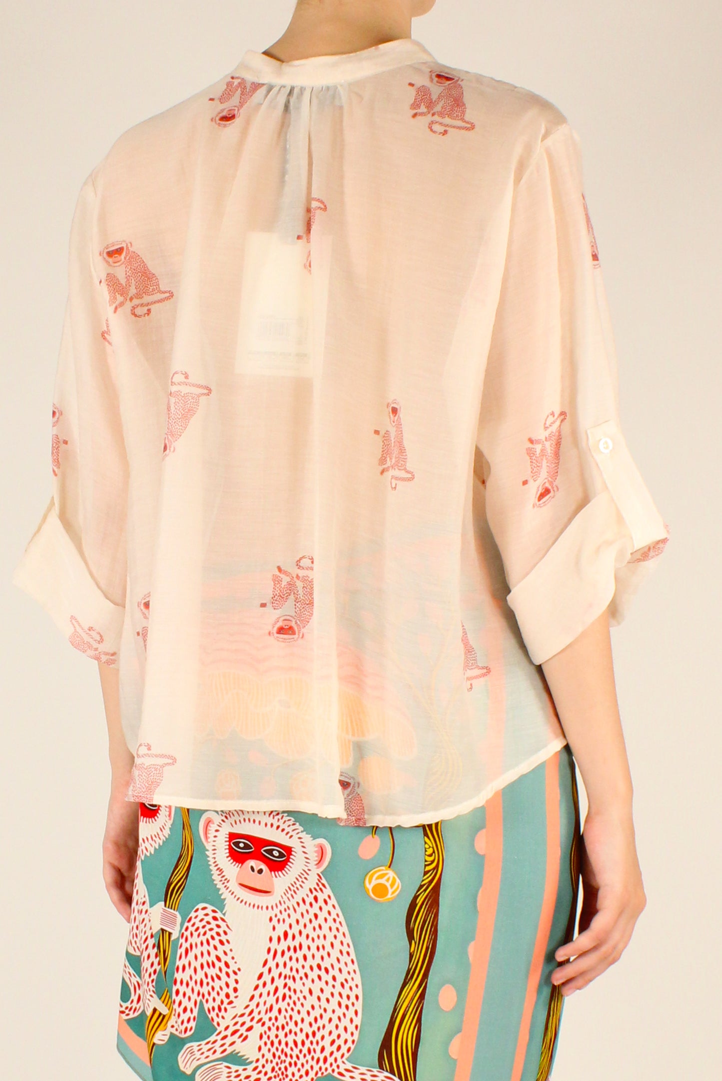 Camicia Stampa Scimmie