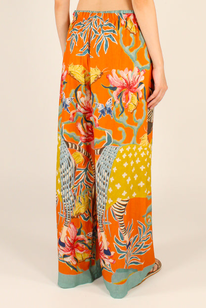 Pantaloni Stampa Zebra