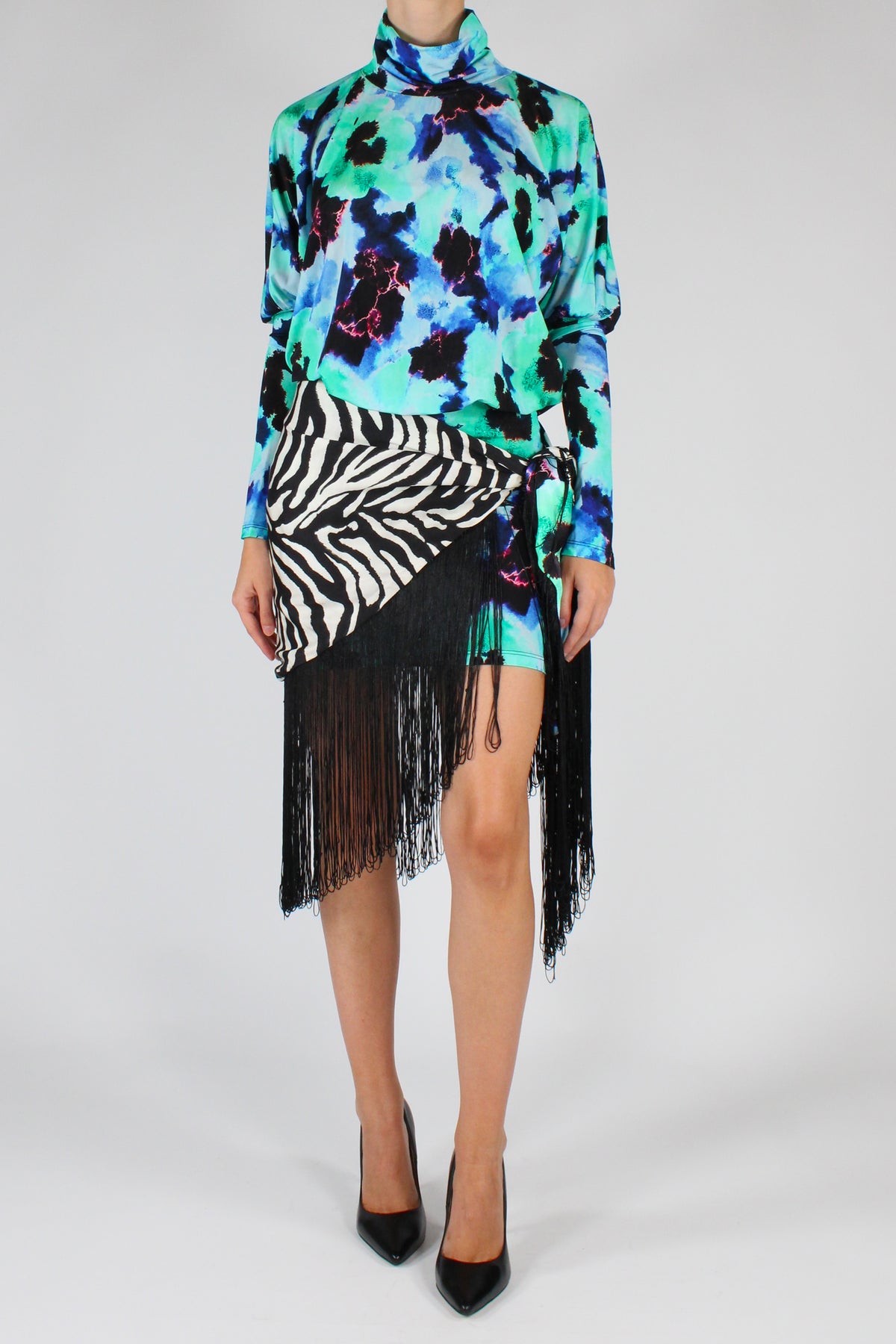 Mini Dress Stampa Fantasia Tensione In Capsule
