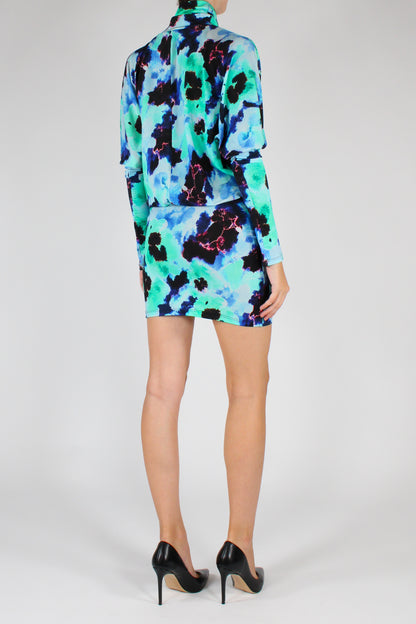 Mini Dress Stampa Fantasia Tensione In Capsule