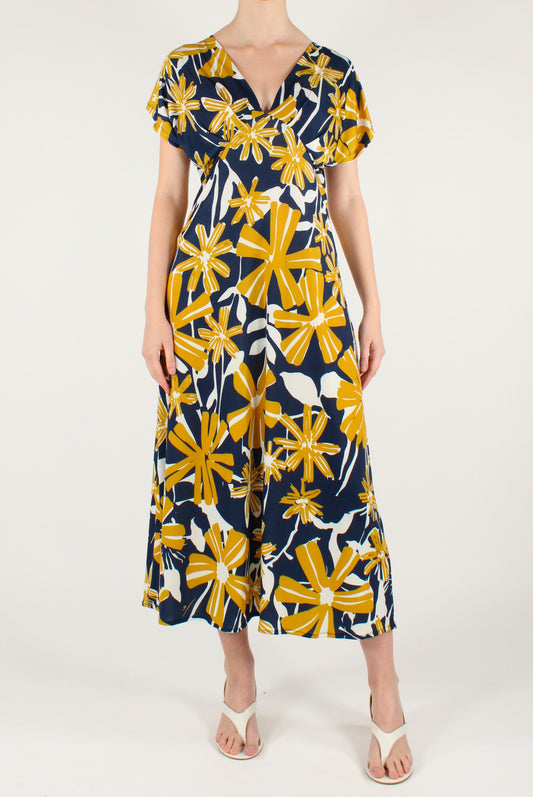 Floral Print Long Dress