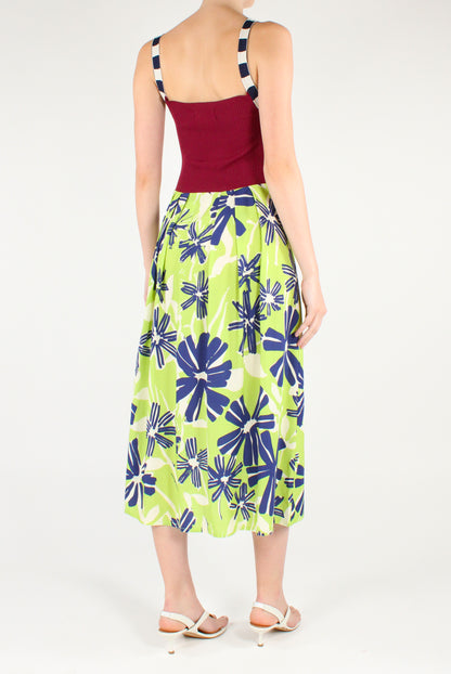 Abito Midi Multicolore Floreale