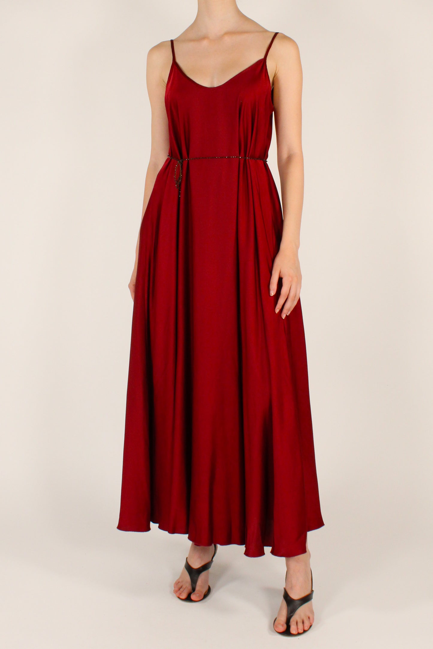 Abito Slip Dress in Viscosa