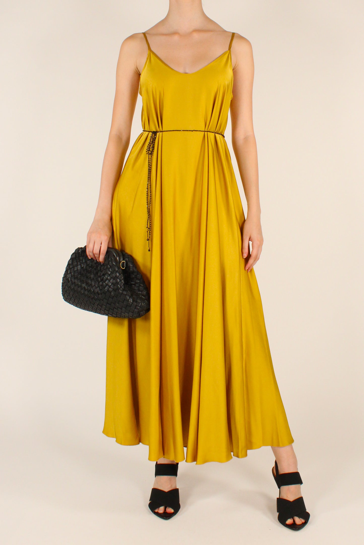 Abito Slip Dress in Viscosa