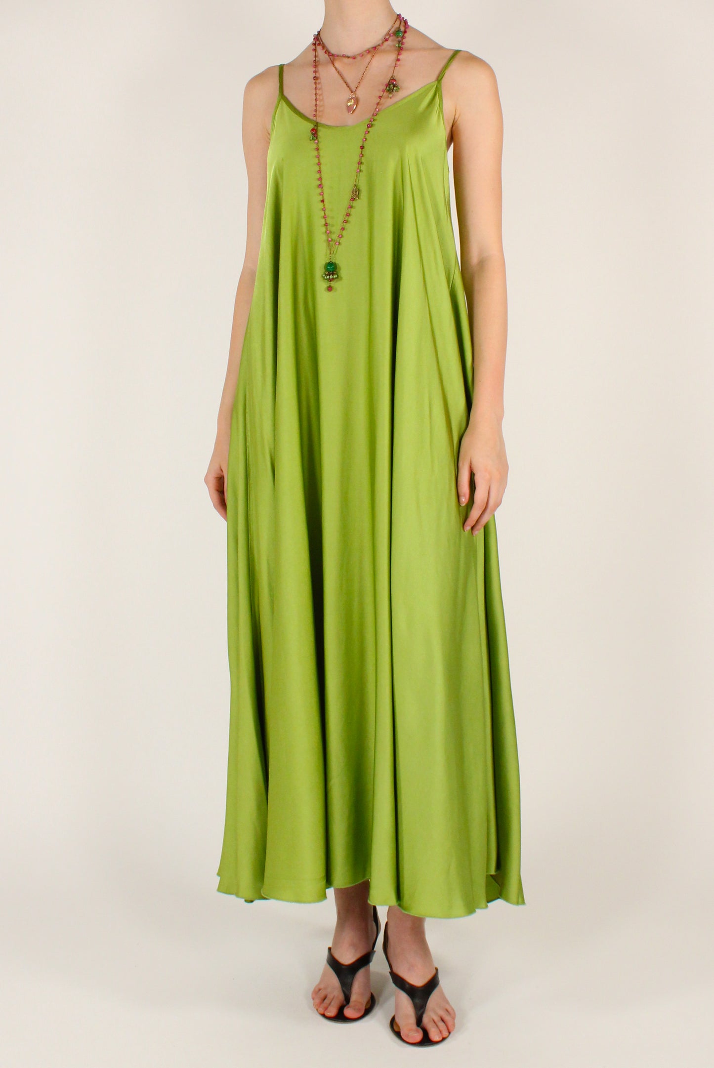 Abito Slip Dress in Viscosa
