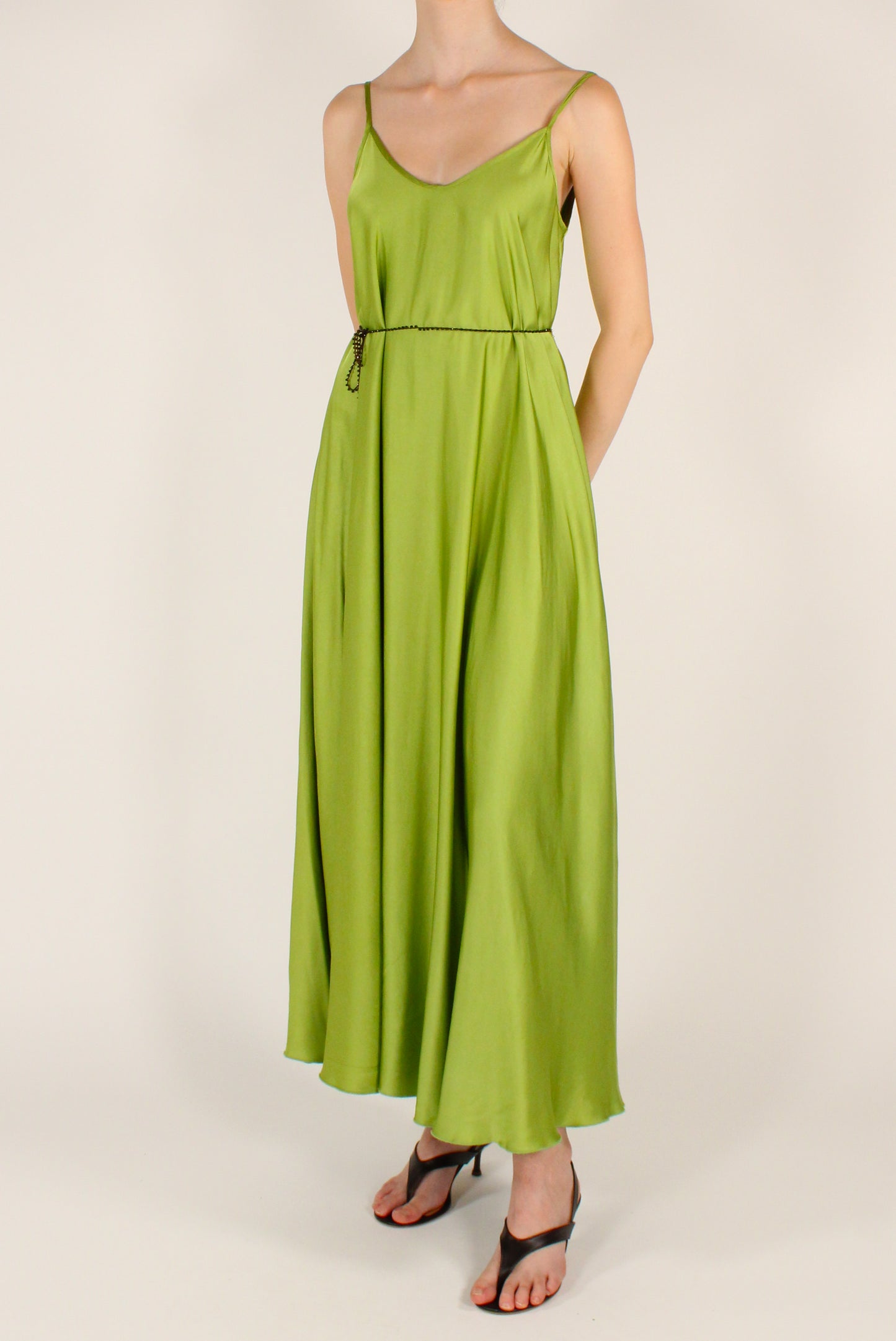 Abito Slip Dress in Viscosa