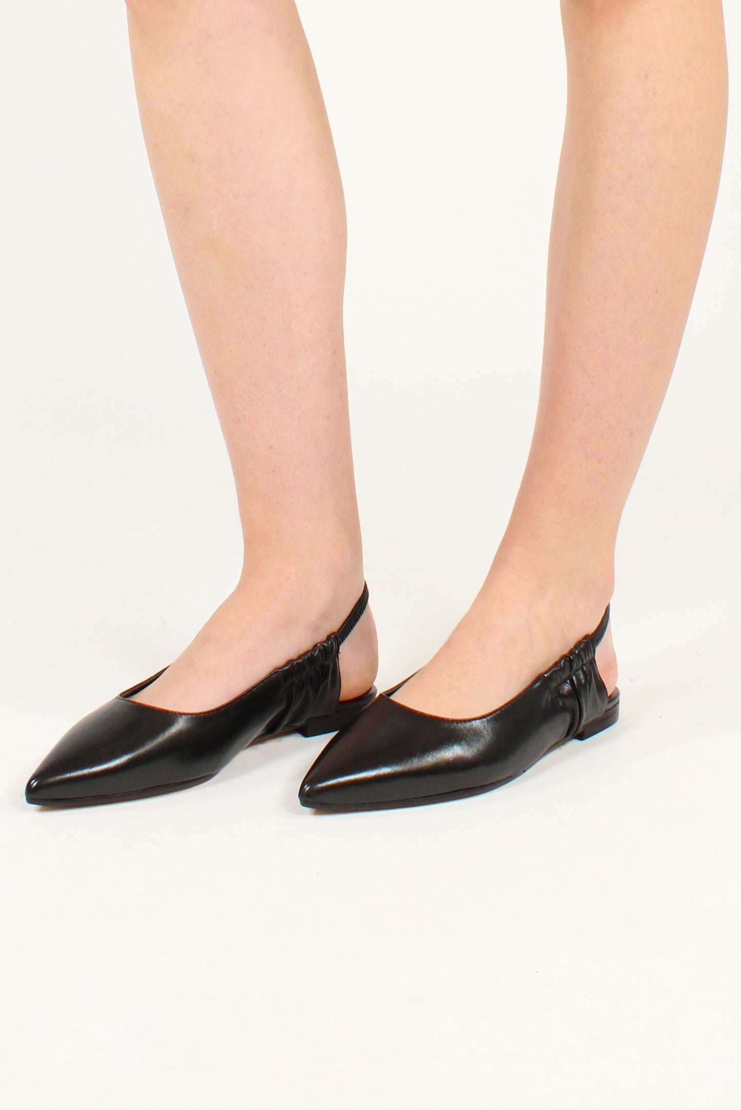 Ballerine Slingback in Pelle