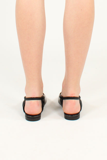 Ballerine Slingback in Pelle