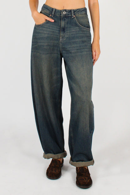 Jeans Balloon Délavé