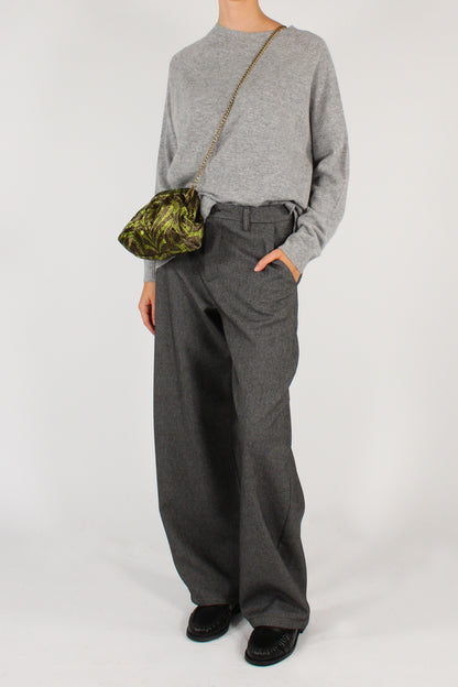 Pantaloni Mélange Taglio Balloon