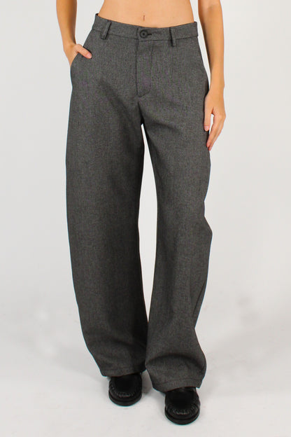 Pantaloni Mélange Taglio Balloon